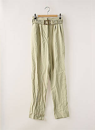 Pantalon chino vert MORGAN pour femme
