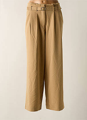 Pantalon droit beige ONLY pour femme