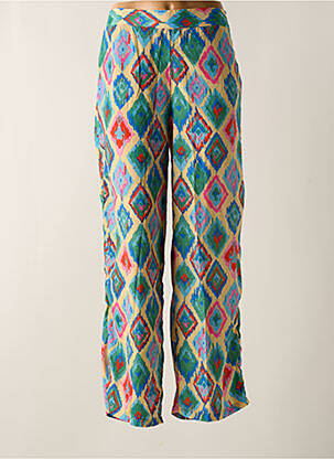 Pantalon droit vert GOLD & SILVER pour femme