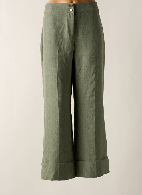 Pantalon flare poches vert AMELIE & AMELIE femme