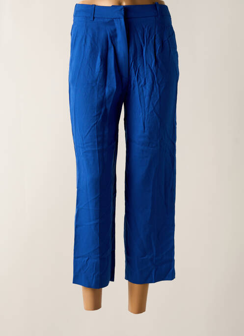 Pantacourt coupe droite bleu MANGO femme