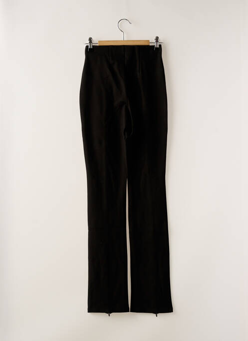 Pantalon droit taille élastique noir MANGO femme