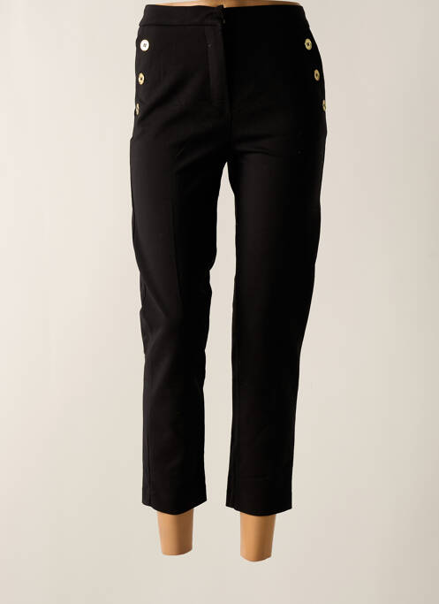 Pantalon 7/8 noir MANGO pour femme