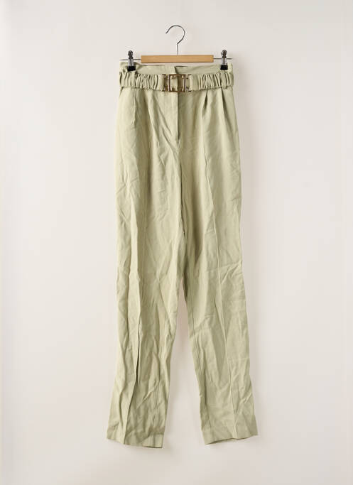Pantalon chino taille normale taille normale vert MORGAN femme