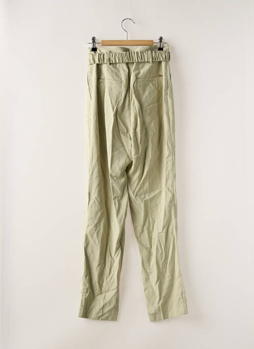 Pantalon chino taille normale taille normale vert MORGAN femme