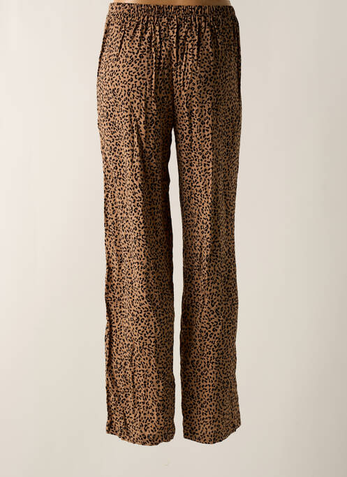 Pantalon droit beige VERO MODA pour femme