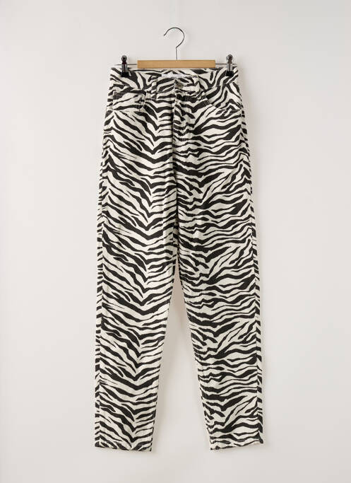 Pantalon droit noir MANGO pour femme