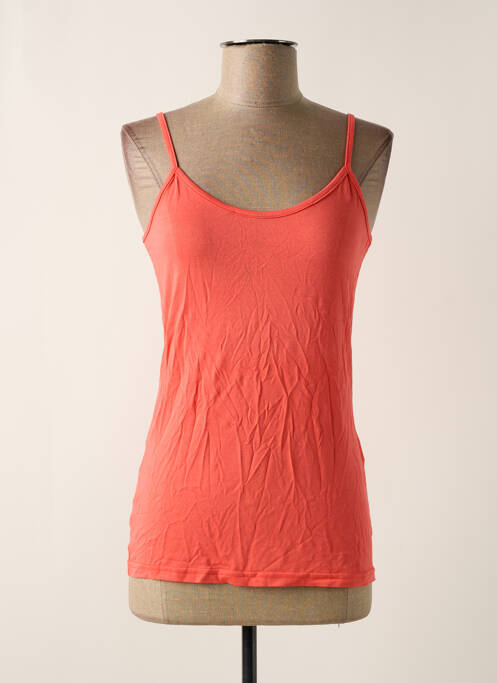 Top orange clair VIE NOCTURNE pour femme