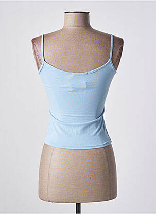Top coupe cintrée fines bretelles bleu RENDEZ-VOUS femme