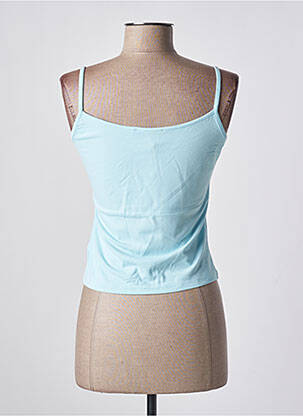 Top coupe cintrée fines bretelles bleu clair RENDEZ-VOUS femme