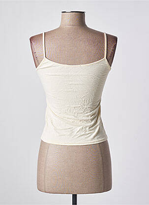 Top coupe cintrée fines bretelles beige clair RENDEZ-VOUS femme