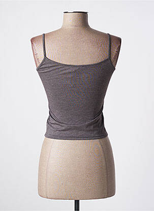 Top coupe cintrée fines bretelles gris RENDEZ-VOUS femme