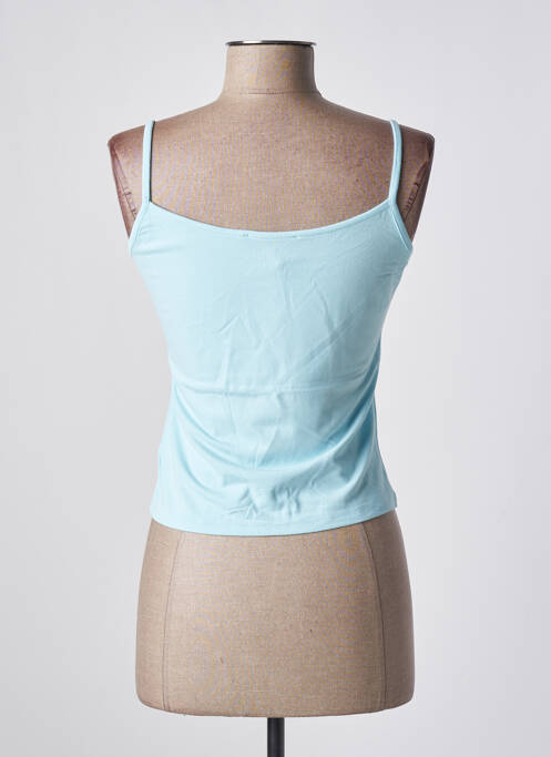 Top coupe cintrée fines bretelles bleu clair RENDEZ-VOUS femme