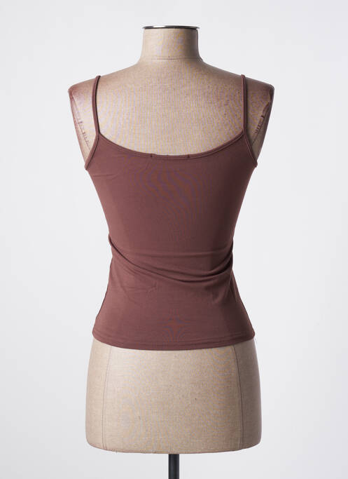 Top marron RENDEZ-VOUS pour femme