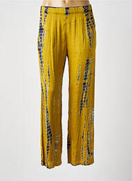Pantalon droit taille haute taille haute vert BELLA JONES femme