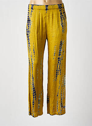 Pantalon droit taille haute taille haute vert BELLA JONES femme