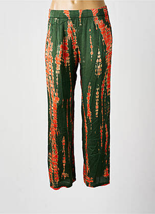 Pantalon droit taille haute taille haute vert fonce BELLA JONES femme