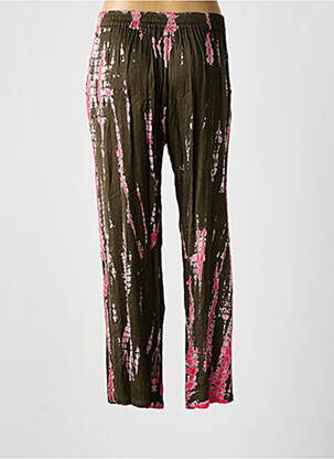 Pantalon droit taille haute taille haute vert BELLA JONES femme