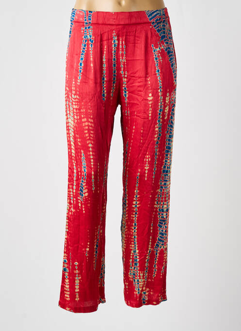 Pantalon droit rouge BELLA JONES pour femme