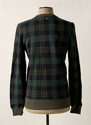 Sweat-shirt tissage jersey manches longues vert PETROL INDUSTRIES homme