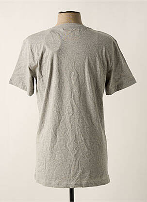 T-shirt tissage chiné manches courtes gris REALLY DOESN'T MATTER homme