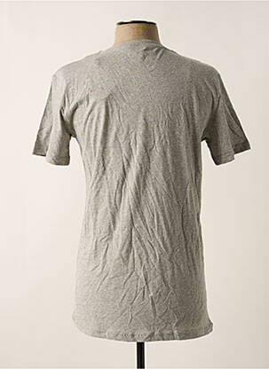 T-shirt tissage chiné manches courtes gris REALLY DOESN'T MATTER homme
