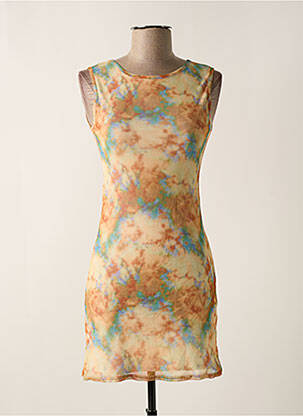 Robe courte sans manche sans manche beige DAISY STREET femme