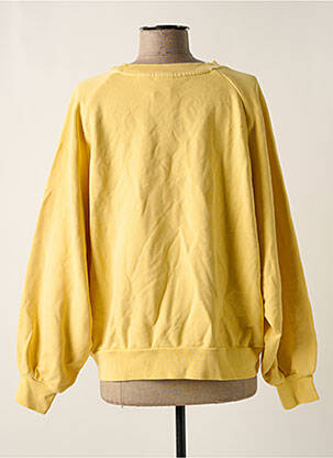 Sweat-shirt broderie manches longues jaune LEVI'S femme