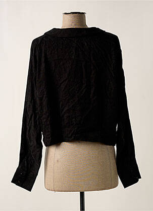 Chemisier manches longues manches longues noir ASTRID BLACK LABEL femme