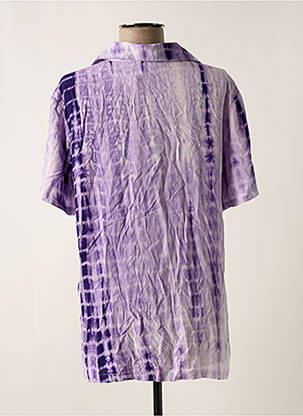 Chemisier manches courtes manches courtes violet CEMI BY CÉLINE femme