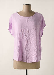 Blouse manches courtes manches courtes violet HAILYS femme