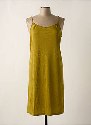 Robe mi-longue coupe fluide fines bretelles vert VERO MODA femme