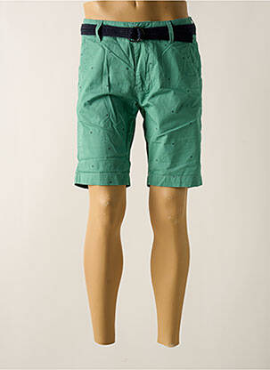 Bermuda tissage popeline taille normale vert PETROL INDUSTRIES homme