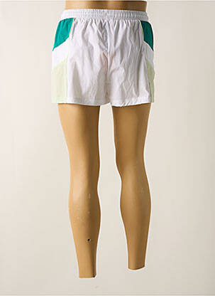 Short de bain effet matière satinée blanc ELLESSE homme