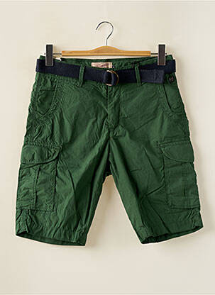Bermuda multipoches taille normale vert PETROL INDUSTRIES homme