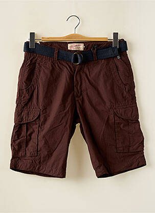 Bermuda multipoches taille normale marron PETROL INDUSTRIES homme
