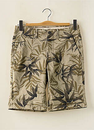 Bermuda tissage popeline vert JACK & JONES homme