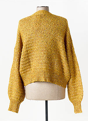 Gilet manches longues coupe cintrée jaune MOLLY BRACKEN femme