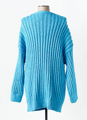 Gilet manches longues coupe cintrée bleu MANGO femme
