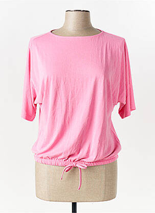 Top stretch manches courtes rose OPUS femme