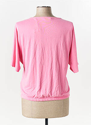 Top stretch manches courtes rose OPUS femme