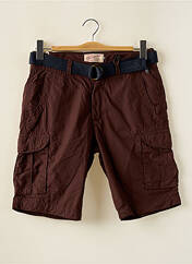 Bermuda marron PETROL INDUSTRIES pour homme seconde vue