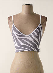 Top gris ONLY pour femme seconde vue