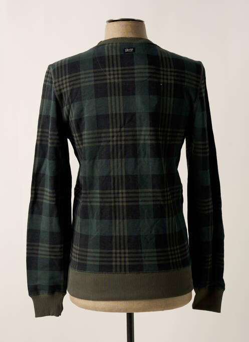 Sweat-shirt tissage jersey manches longues vert PETROL INDUSTRIES homme