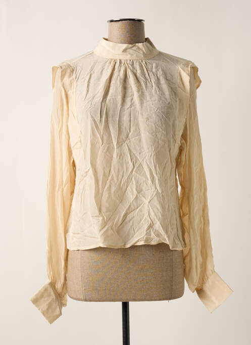 Blouse beige MANGO pour femme