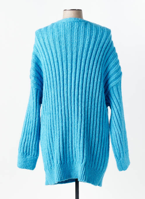 Gilet manches longues bleu MANGO pour femme