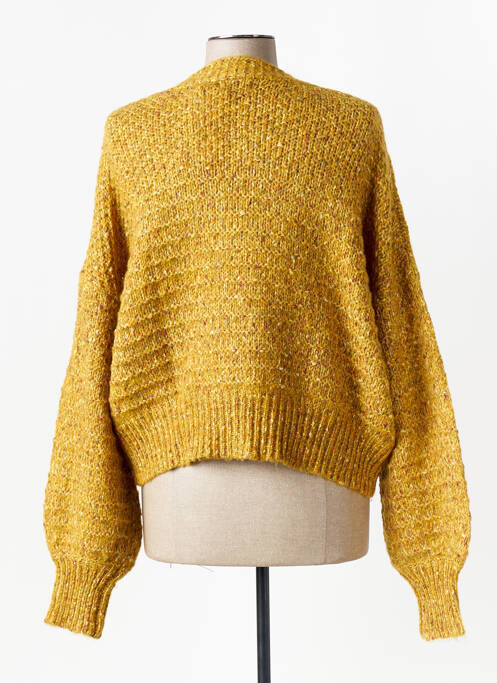 Gilet manches longues jaune MOLLY BRACKEN pour femme