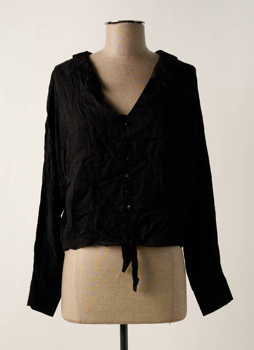 Chemisier noir ASTRID BLACK LABEL pour femme