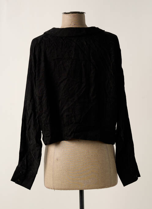 Chemisier noir ASTRID BLACK LABEL pour femme