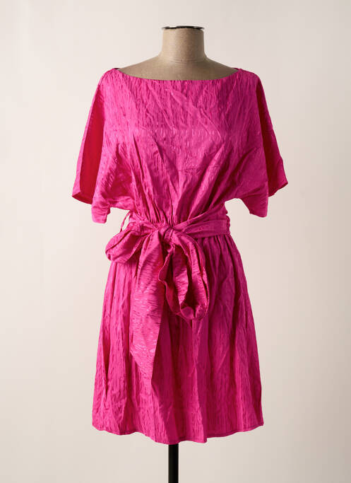 Robe courte rose ASTRID BLACK LABEL pour femme